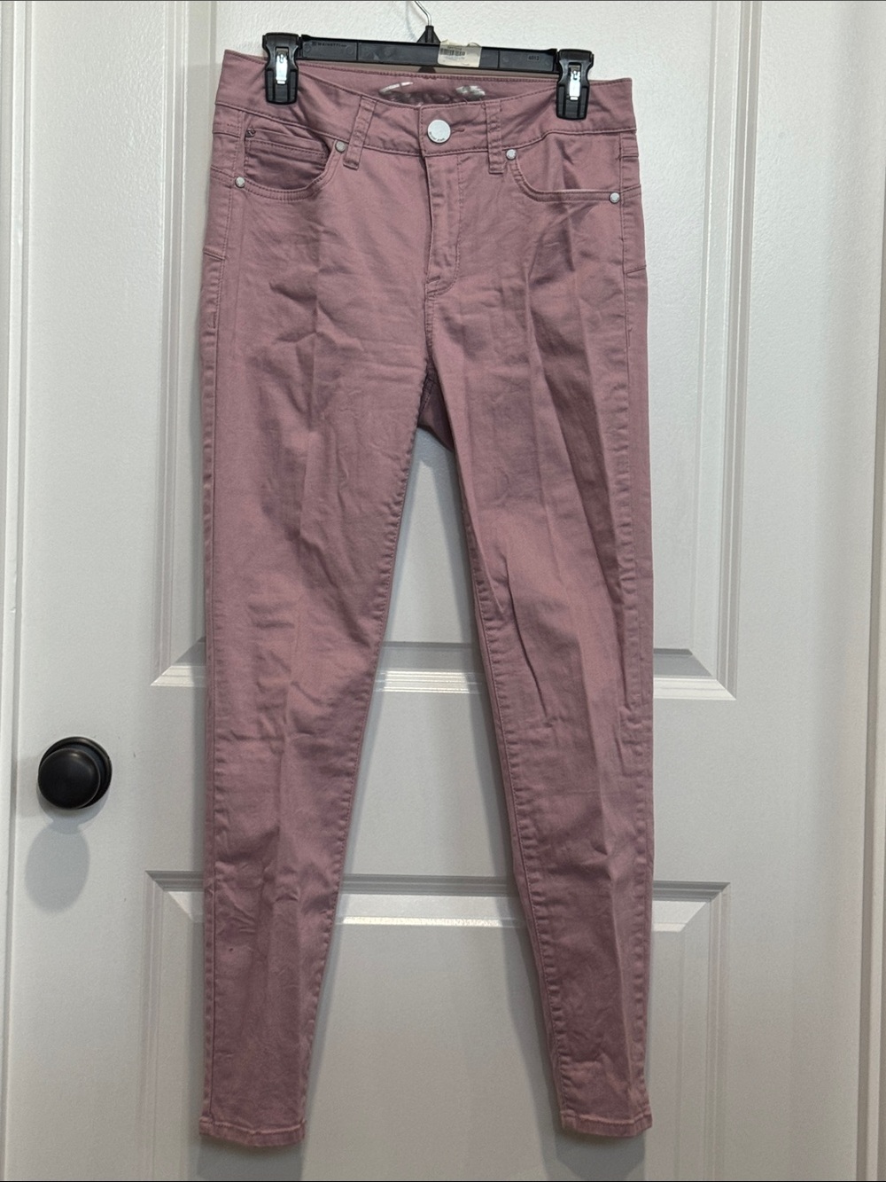 Seven7 Mauve Skinny Jeans - Women's High-Rise